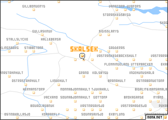 map of Skälsek