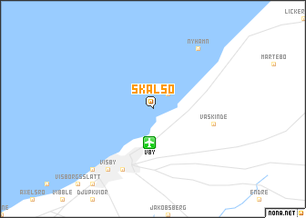 map of Skälsö