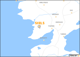 map of Skåls