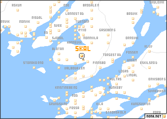 map of Skal