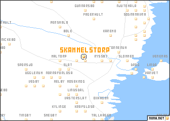 map of Skammelstorp