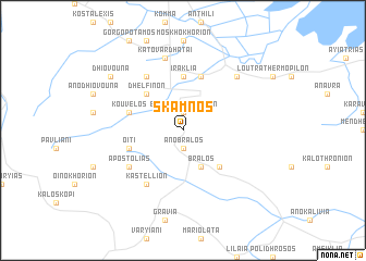 map of Skamnós