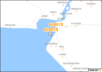 map of Skam\