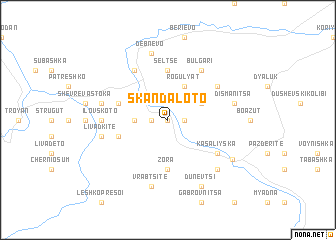 map of Skandaloto