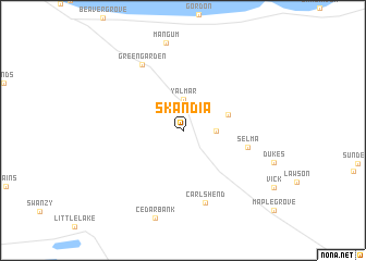 map of Skandia