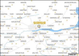 map of Skandia