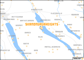 map of Skanondaga Heights