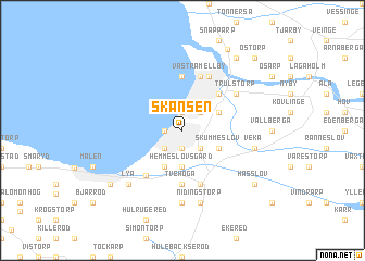 map of Skansen