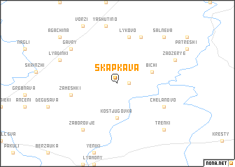 map of Skapkava