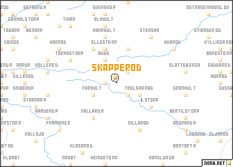 map of Skäpperöd