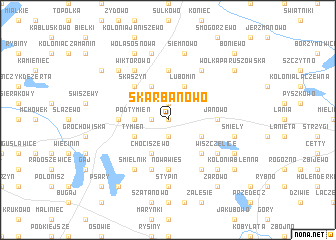 map of Skarbanowo