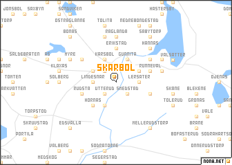 map of Skårbol