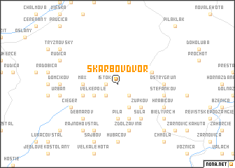 map of Škarbov Dvor