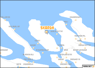 map of Skarð