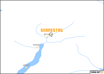 map of Skarestad