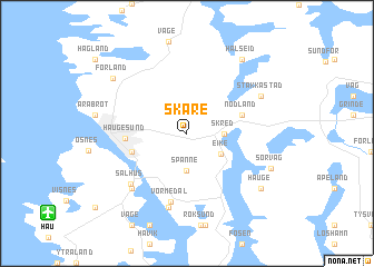 map of Skåre