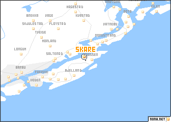 map of Skare