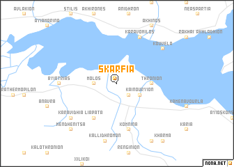 map of Skárfia