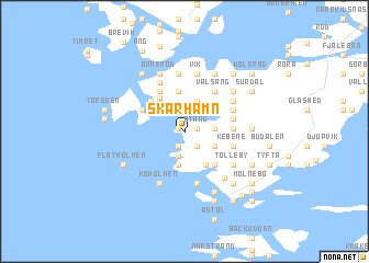map of Skärhamn