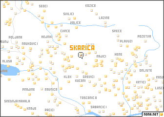 map of Škarica