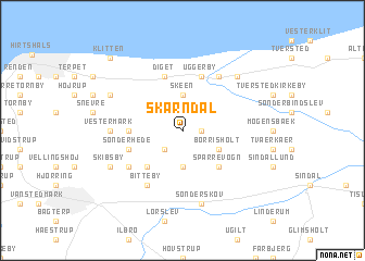 map of Skarndal