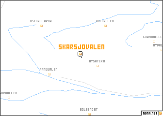 map of Skärsjövålen