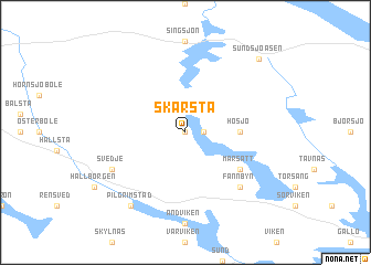 map of Skårsta