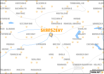 map of Skarszewy