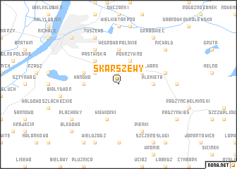 map of Skarszewy