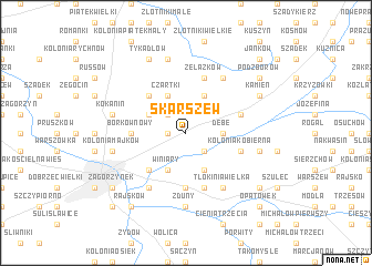 map of Skarszew