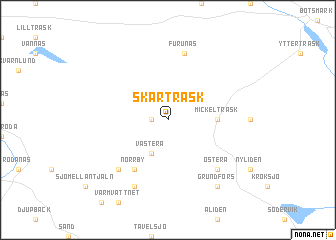 map of Skärträsk