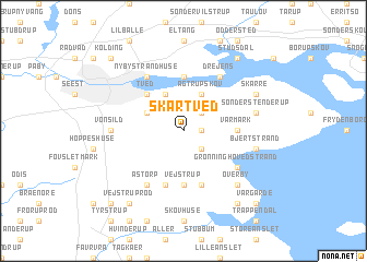 map of Skartved