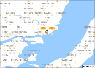 map of Skårupøre