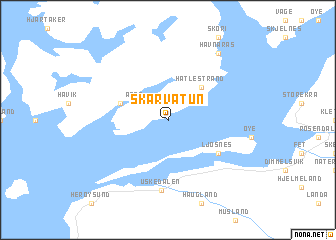 map of Skarvatun