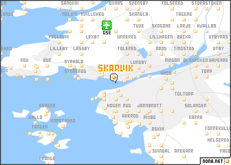 map of Skarvik