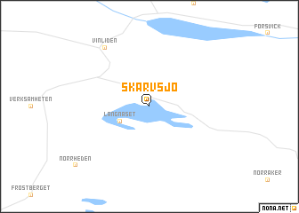 map of Skarvsjö