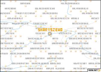 map of Skaryszewo