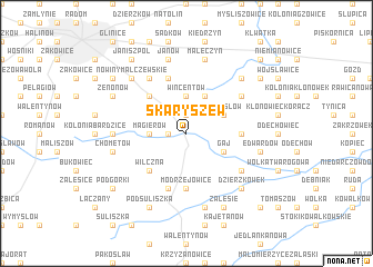 map of Skaryszew