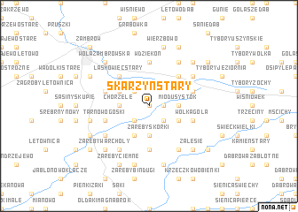 map of Skarzyn Stary