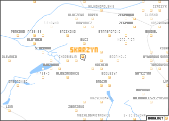 map of Skarzyń