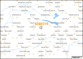 map of Skarzyn