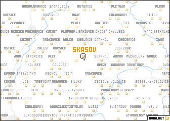 map of Skašov