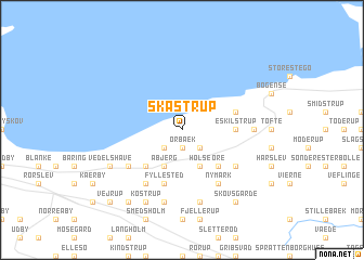 map of Skåstrup