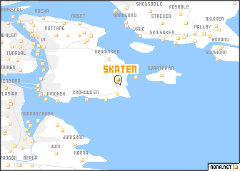 map of Skaten