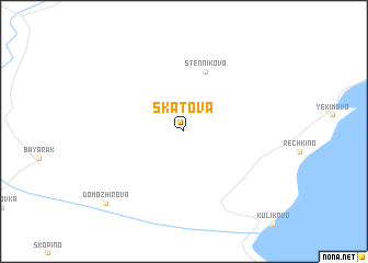 map of Skatova