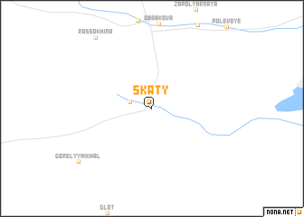 map of Skaty