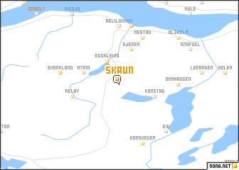 map of Skaun
