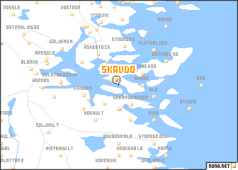 map of Skavdö