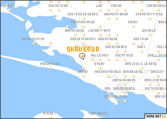 map of Skaverup