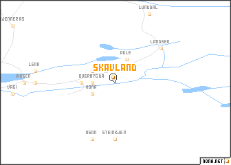 map of Skavland